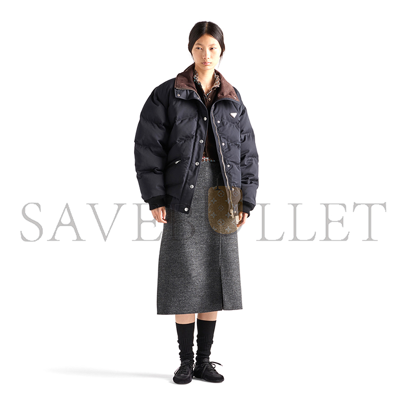 PRADA MEDIUM-WEIGHT COMPACT POPLIN DOWN JACKET 292295